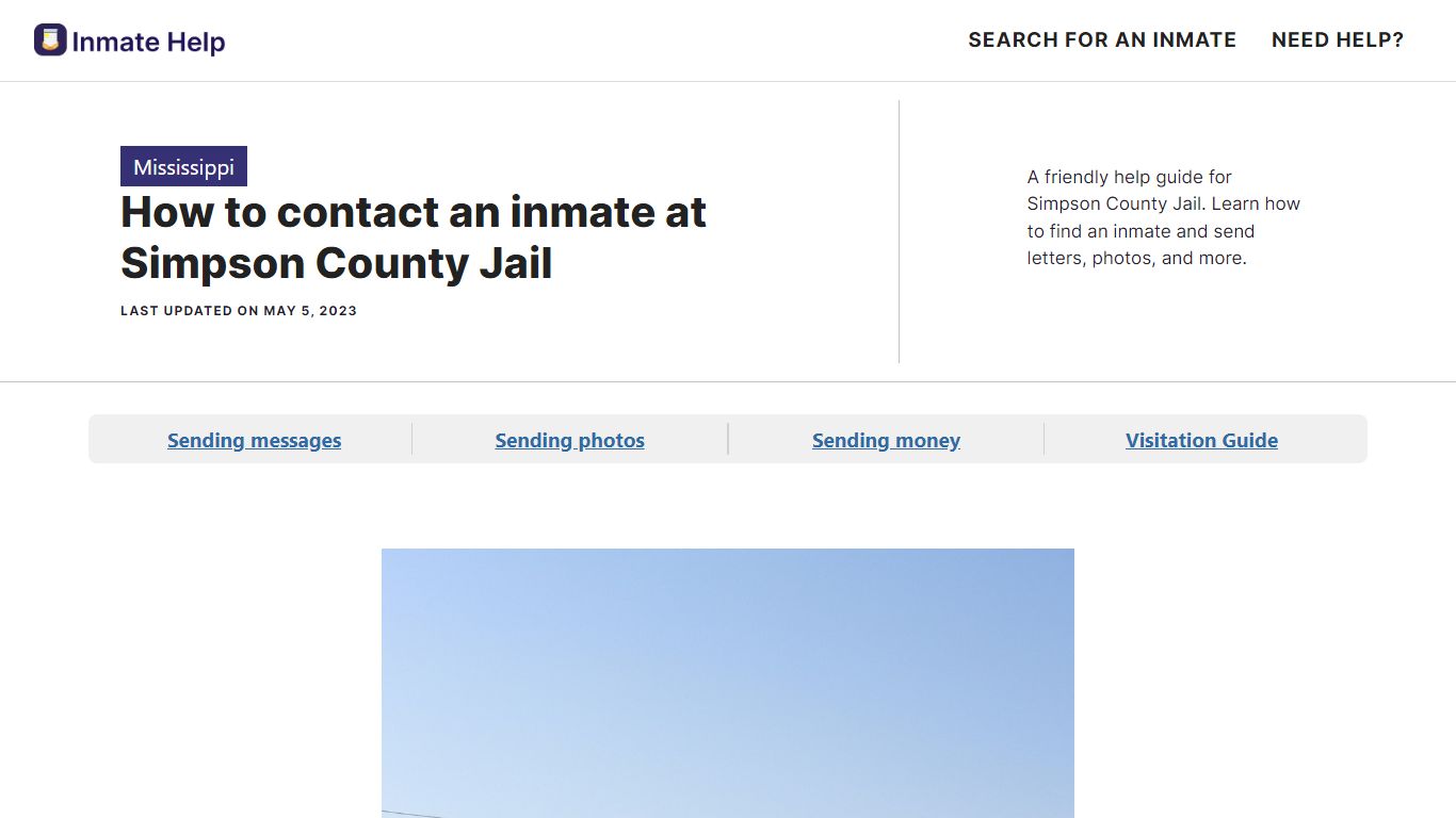 How to contact an inmate at Simpson County Jail - Inmate Help